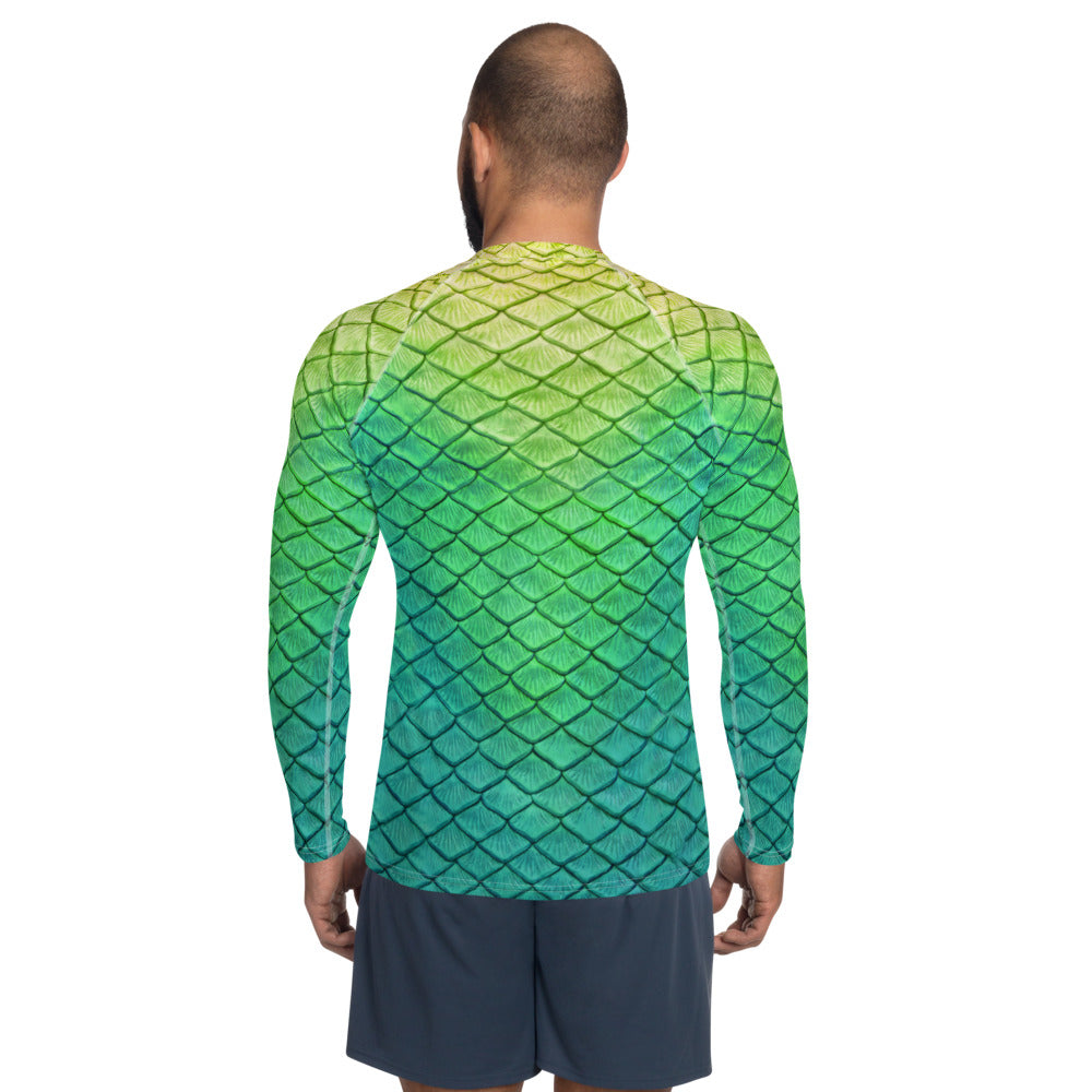 Shoal Green Relaxed Fit Rash Guard