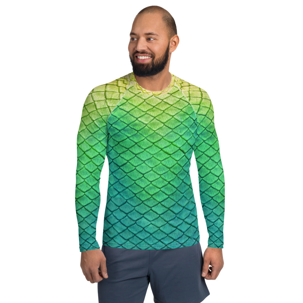 Shoal Green Relaxed Fit Rash Guard