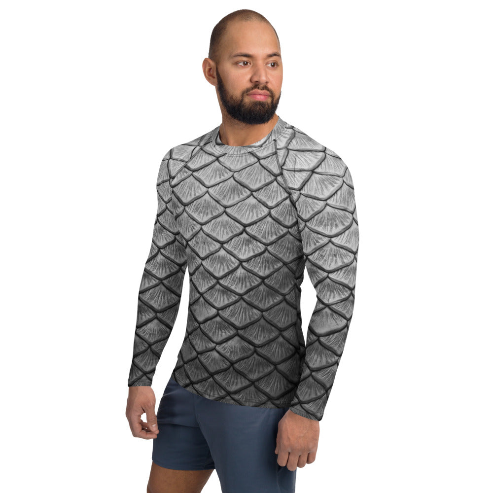 Starcrossed Silver Relaxed Fit Rash Guard