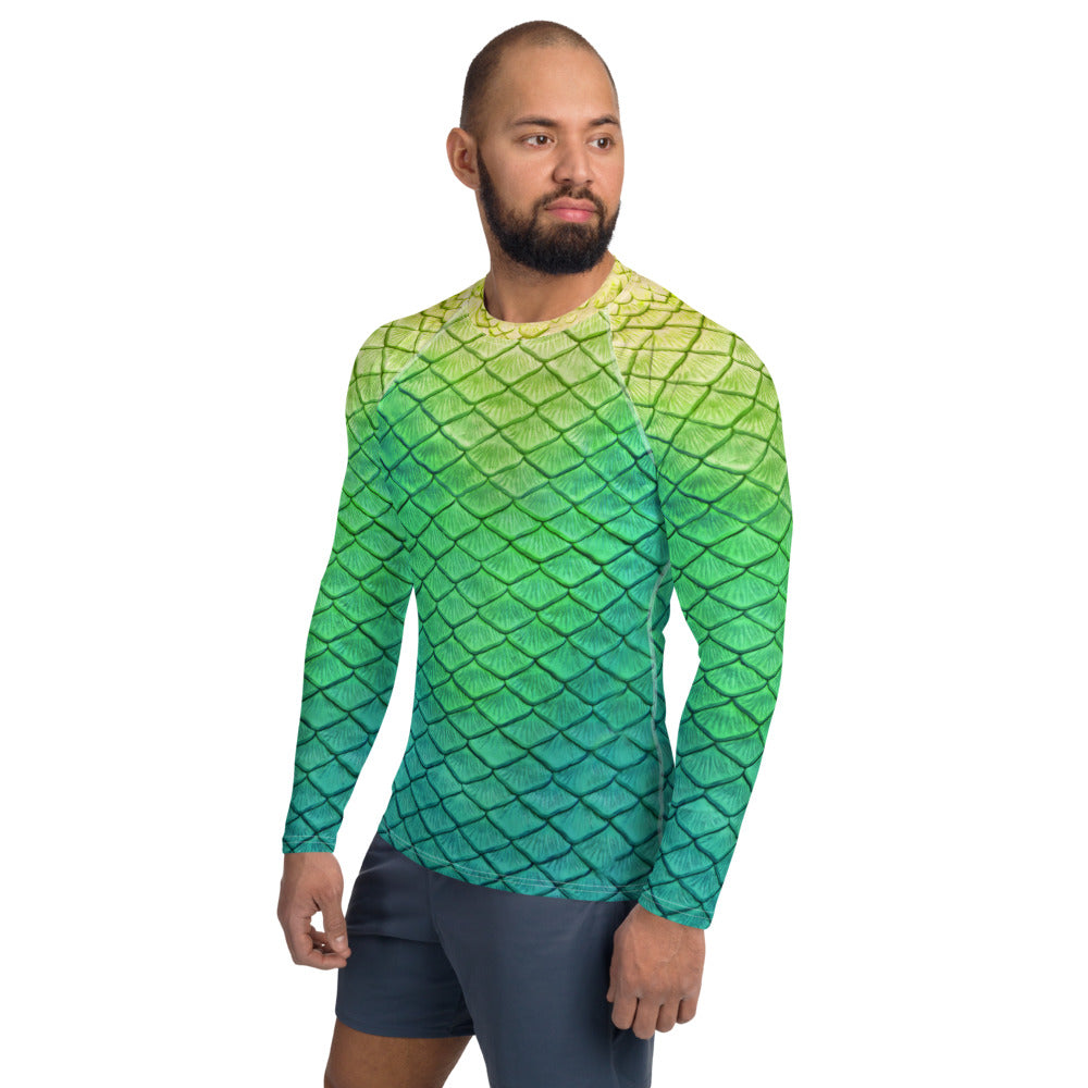 Shoal Green Relaxed Fit Rash Guard
