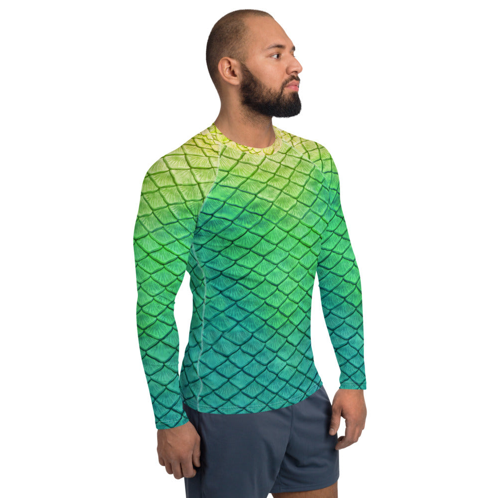 Shoal Green Relaxed Fit Rash Guard