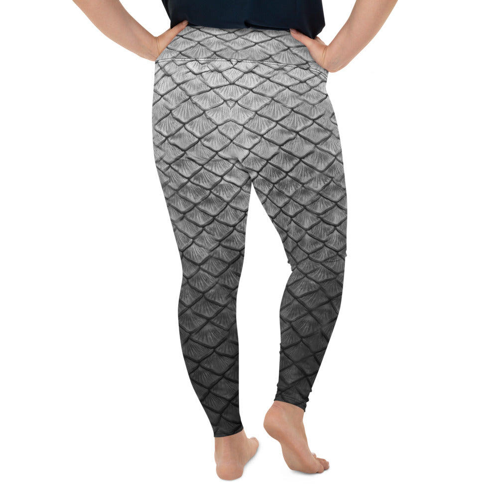 Starcrossed Silver Plus Size Leggings