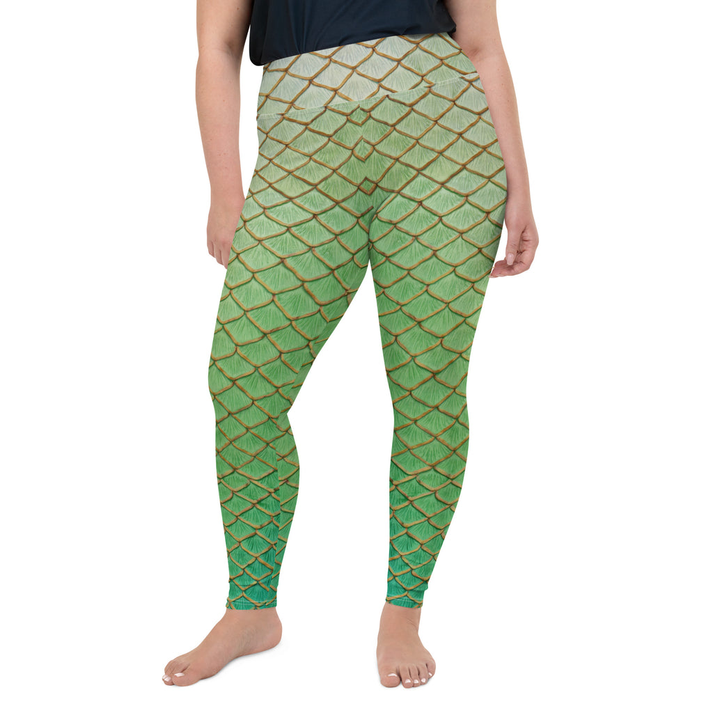 The Luna Moth Plus Size Leggings