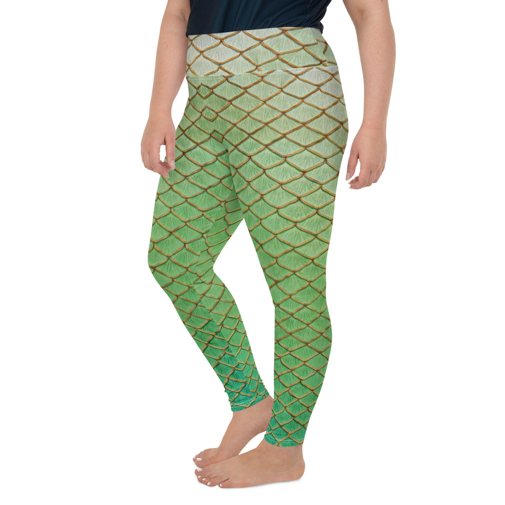 The Luna Moth Plus Size Leggings