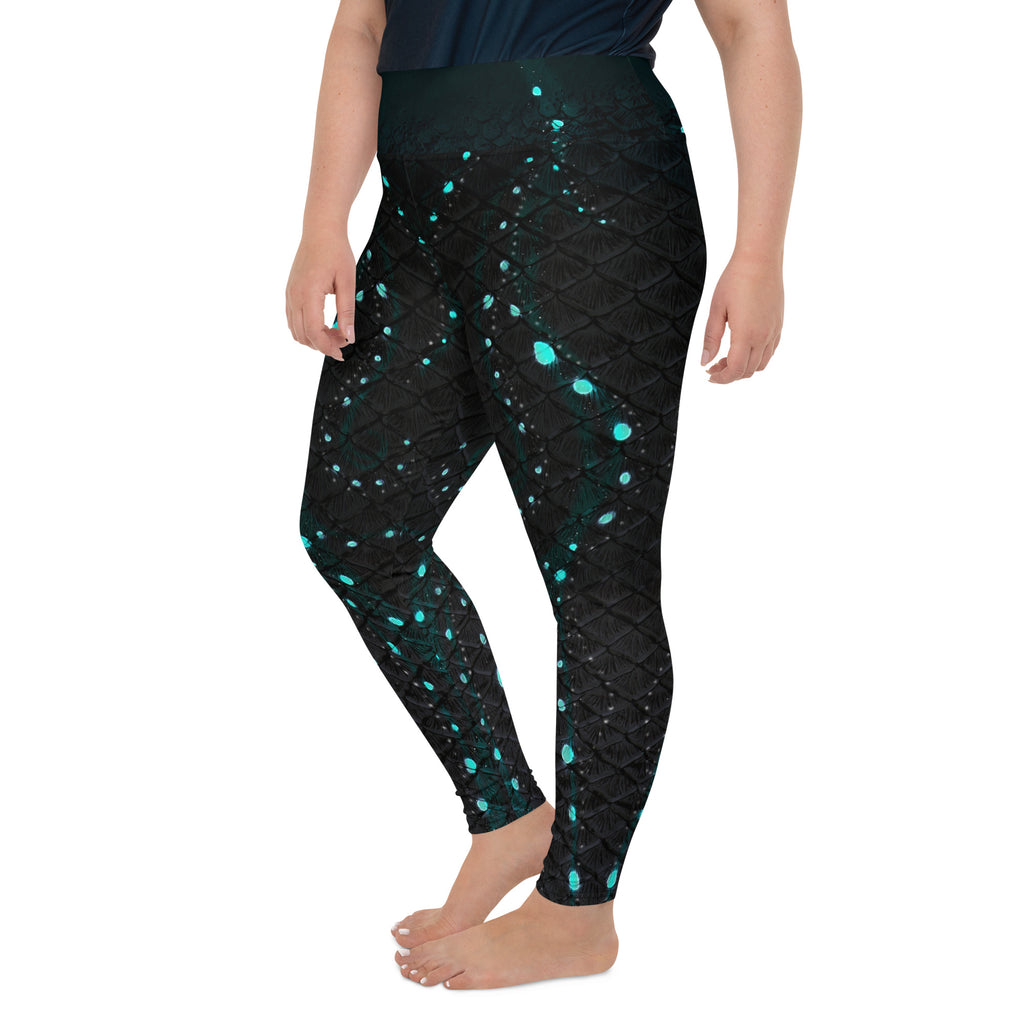 Twilight Tide Plus Size Leggings