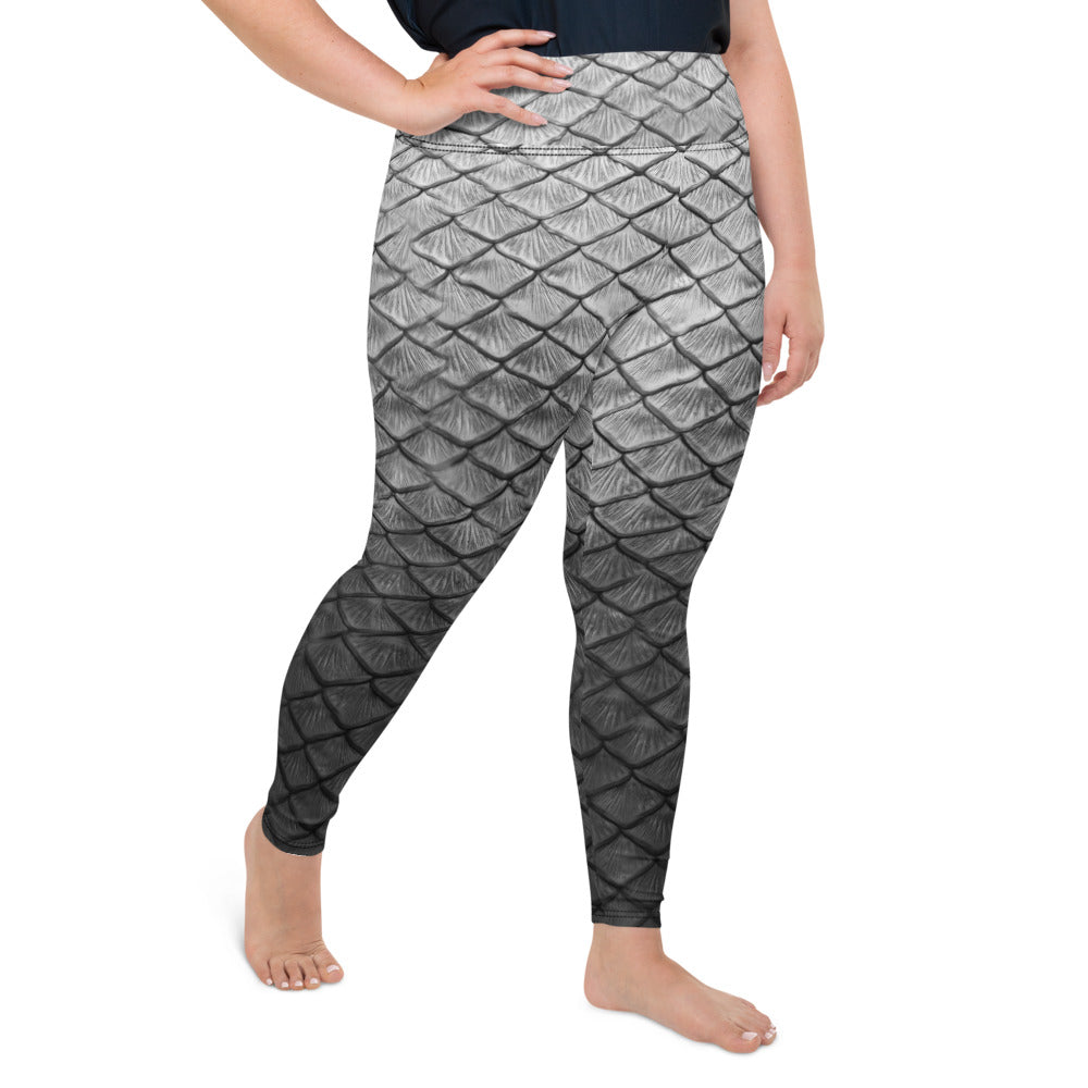 Starcrossed Silver Plus Size Leggings