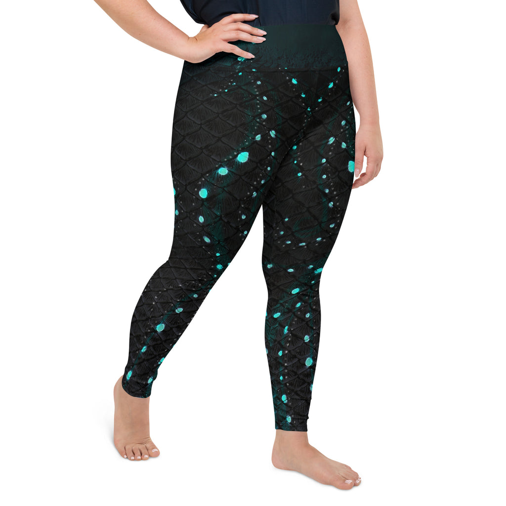 Twilight Tide Plus Size Leggings
