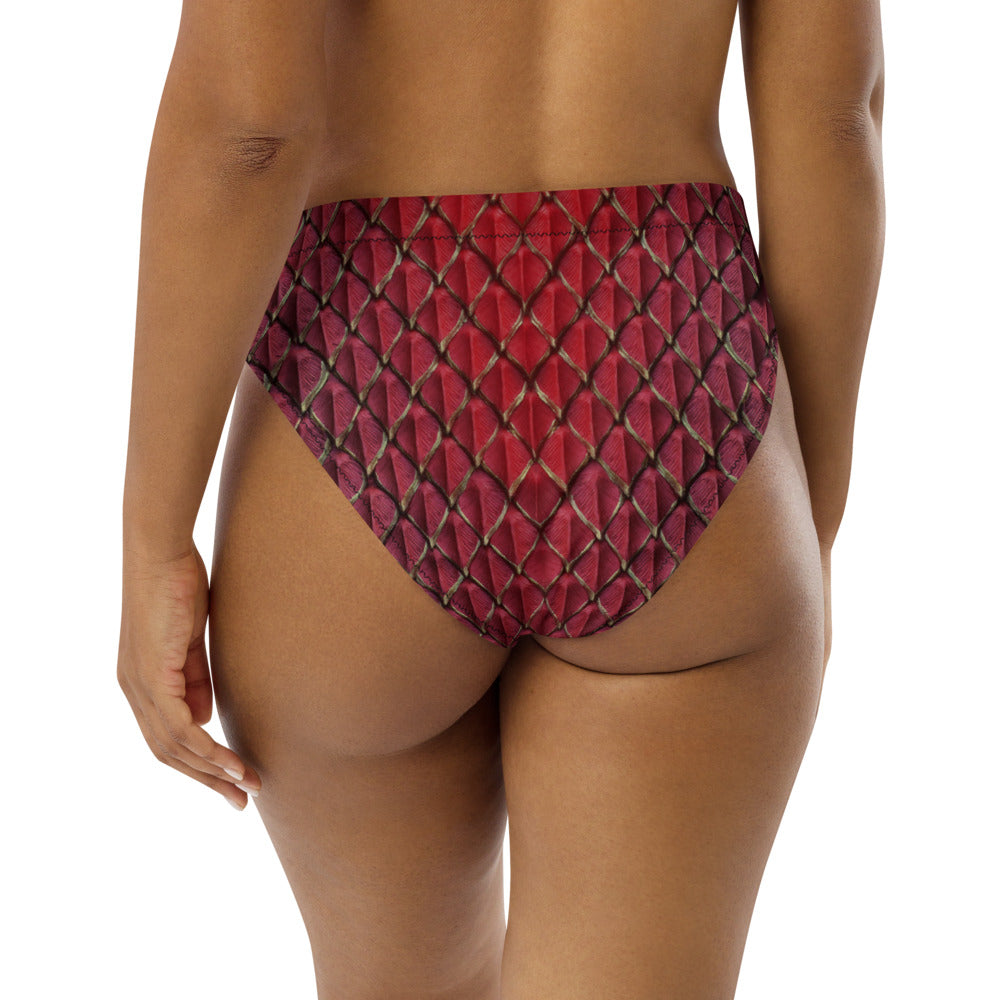 Dragonheart Recycled High-Waisted Bikini Bottom