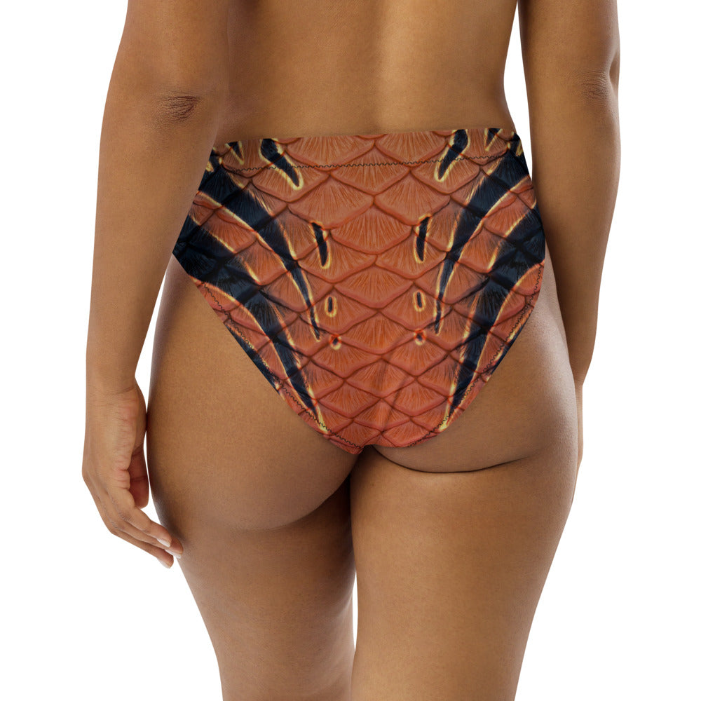 Dark Harvest Recycled High-Waisted Bikini Bottom