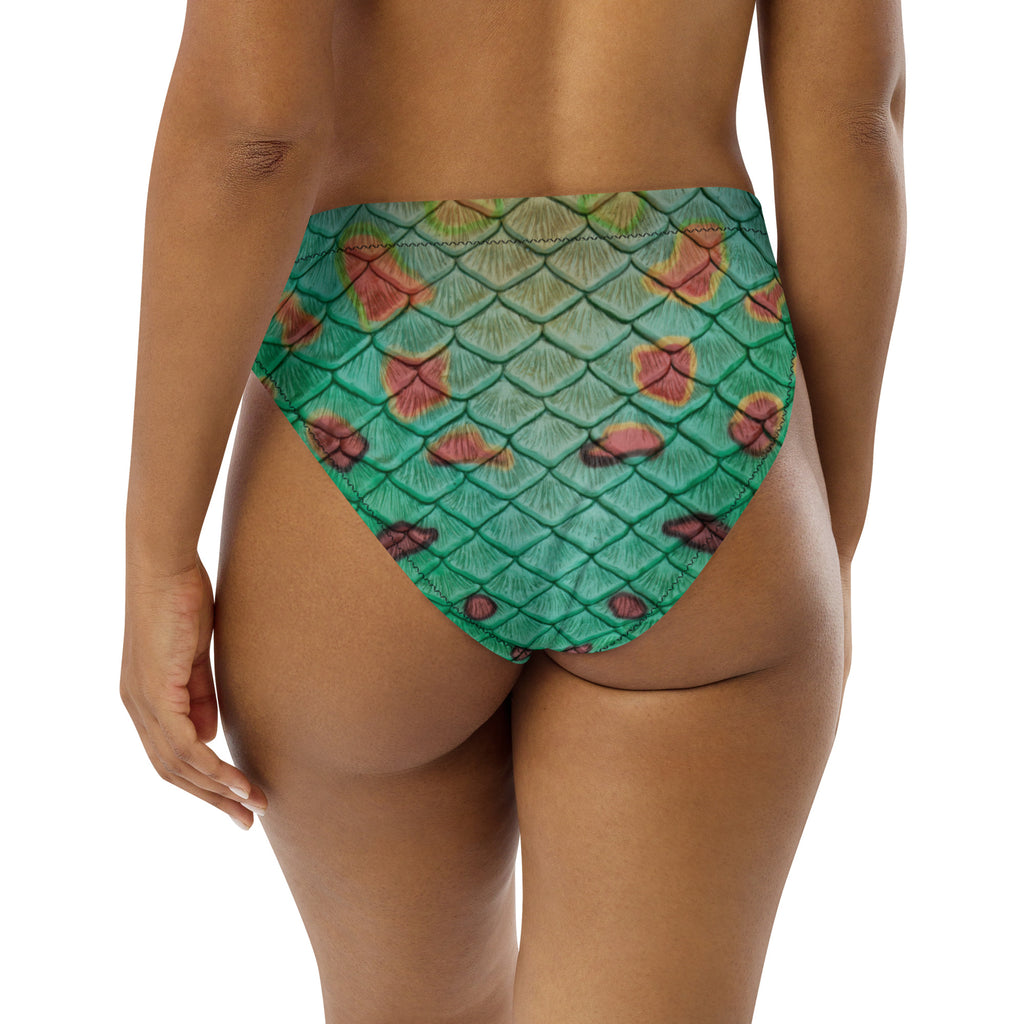 Pumpkinseed Recycled High-Waisted Bikini Bottom