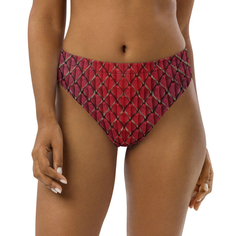 Dark Harvest Recycled High-Waisted Bikini Bottom