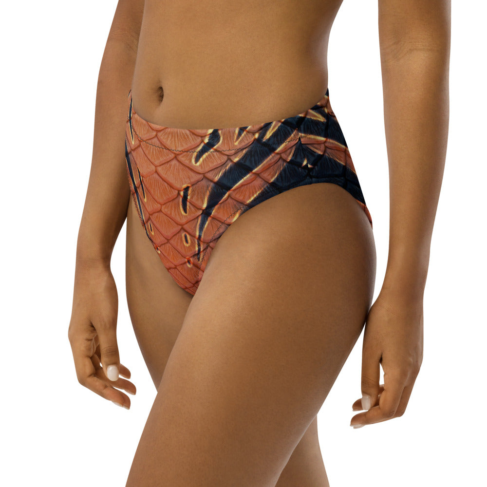 Dark Harvest Recycled High-Waisted Bikini Bottom