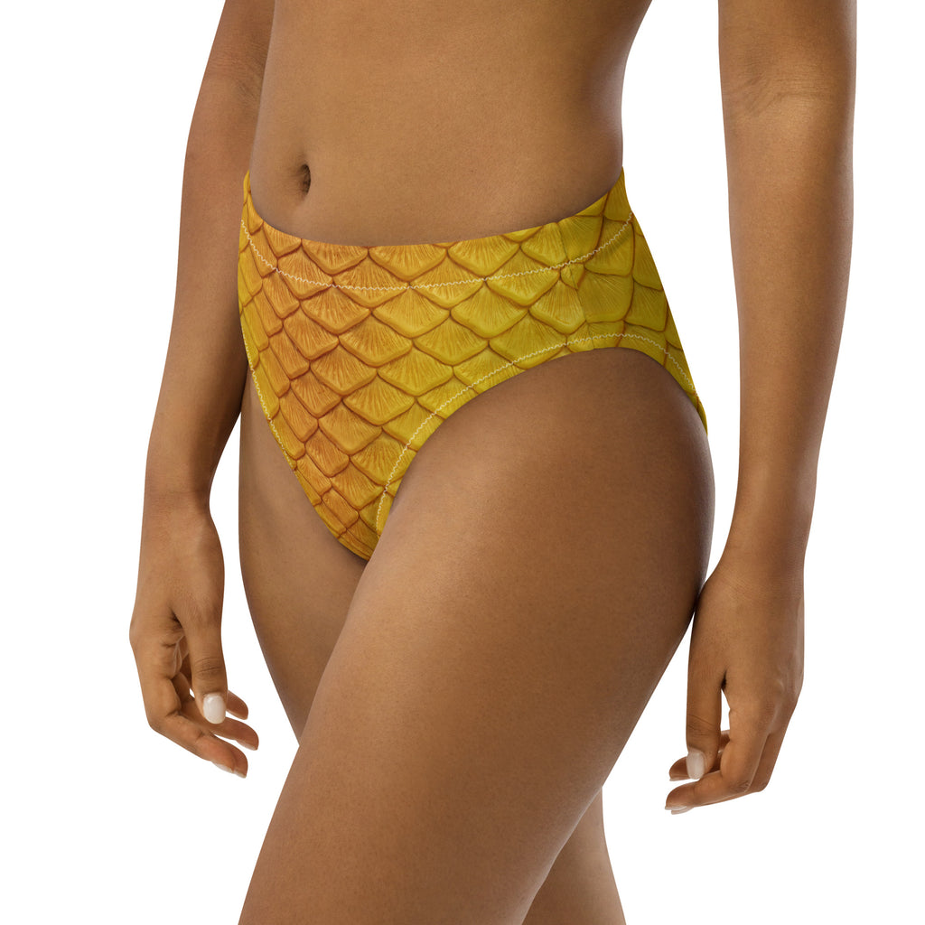 Golden Hour Recycled High-Waisted Bikini Bottom