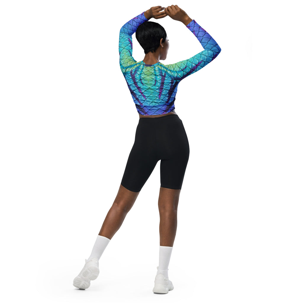 Navi Nightfall Recycled Cropped Rash Guard