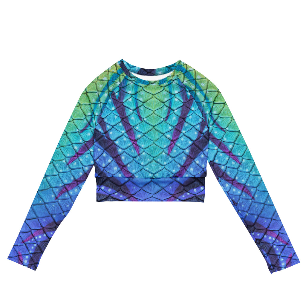 Navi Nightfall Recycled Cropped Rash Guard