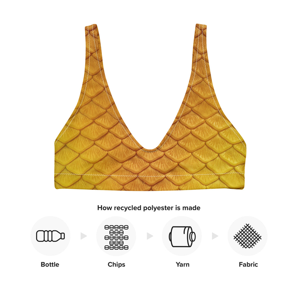 Golden Hour Recycled Padded Bikini Top