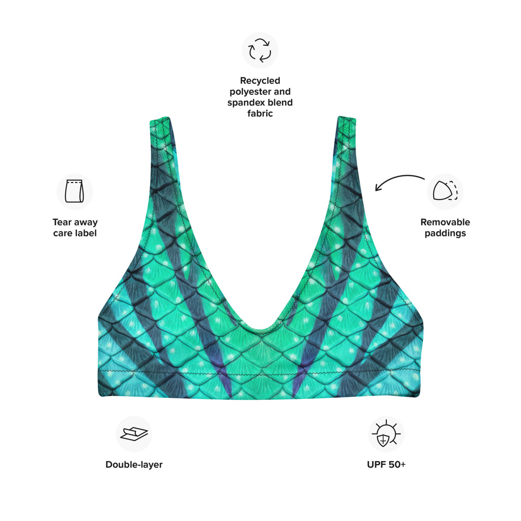 Way of Water Recycled Padded Bikini Top