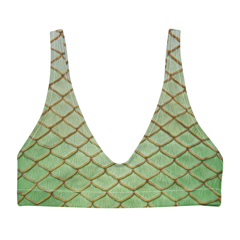 The Luna Moth Recycled Padded Bikini Top