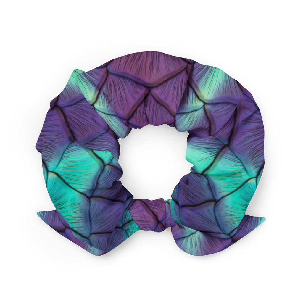 Aurora Borealis Recycled Scrunchie