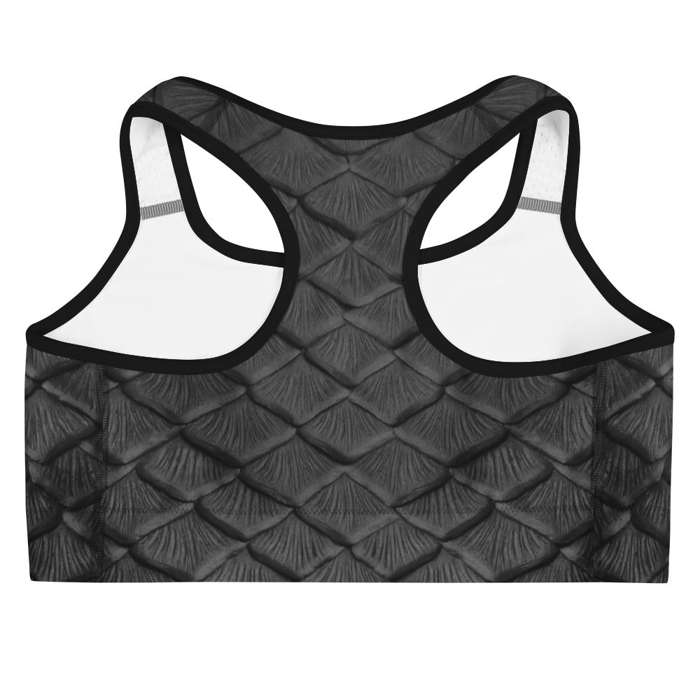 Obsidian Scale Sports Bra