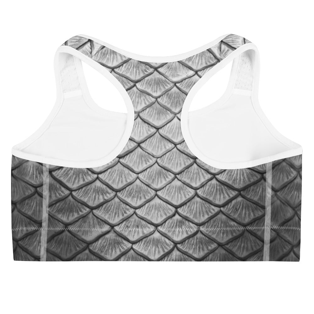 Starcrossed Silver Sports Bra