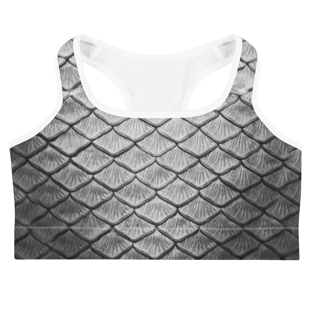 Starcrossed Silver Sports Bra