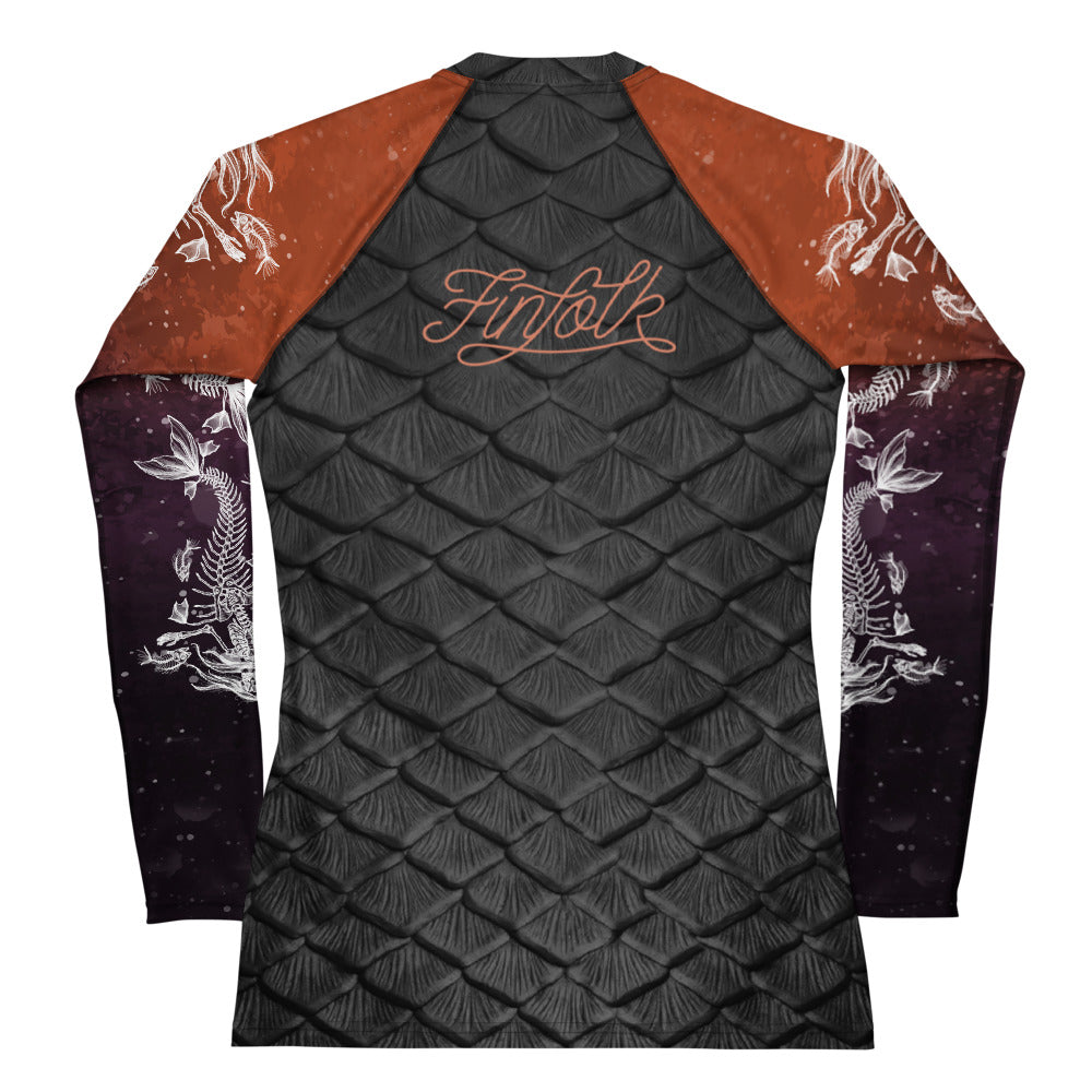 Deadly Depths: Halloween Edition Fitted Rash Guard