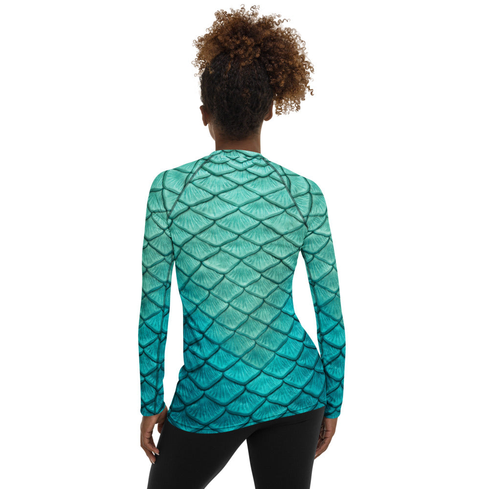 Sea Sapphire Fitted Rash Guard