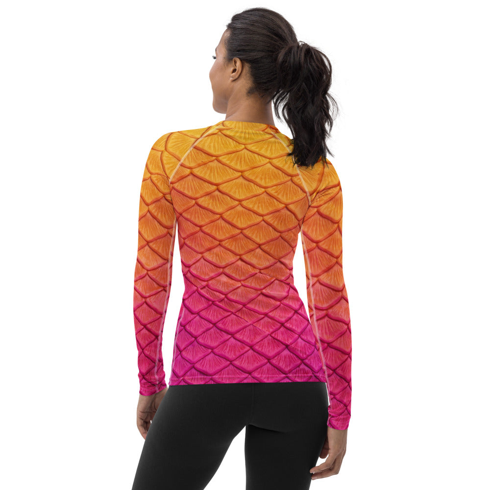Hibiscus Bliss Fitted Rash Guard