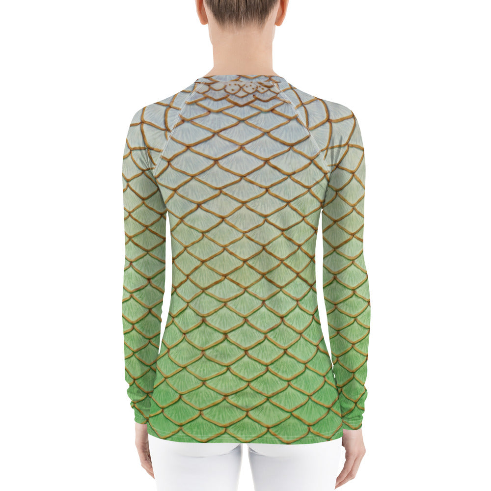 The Luna Moth Fitted Rash Guard