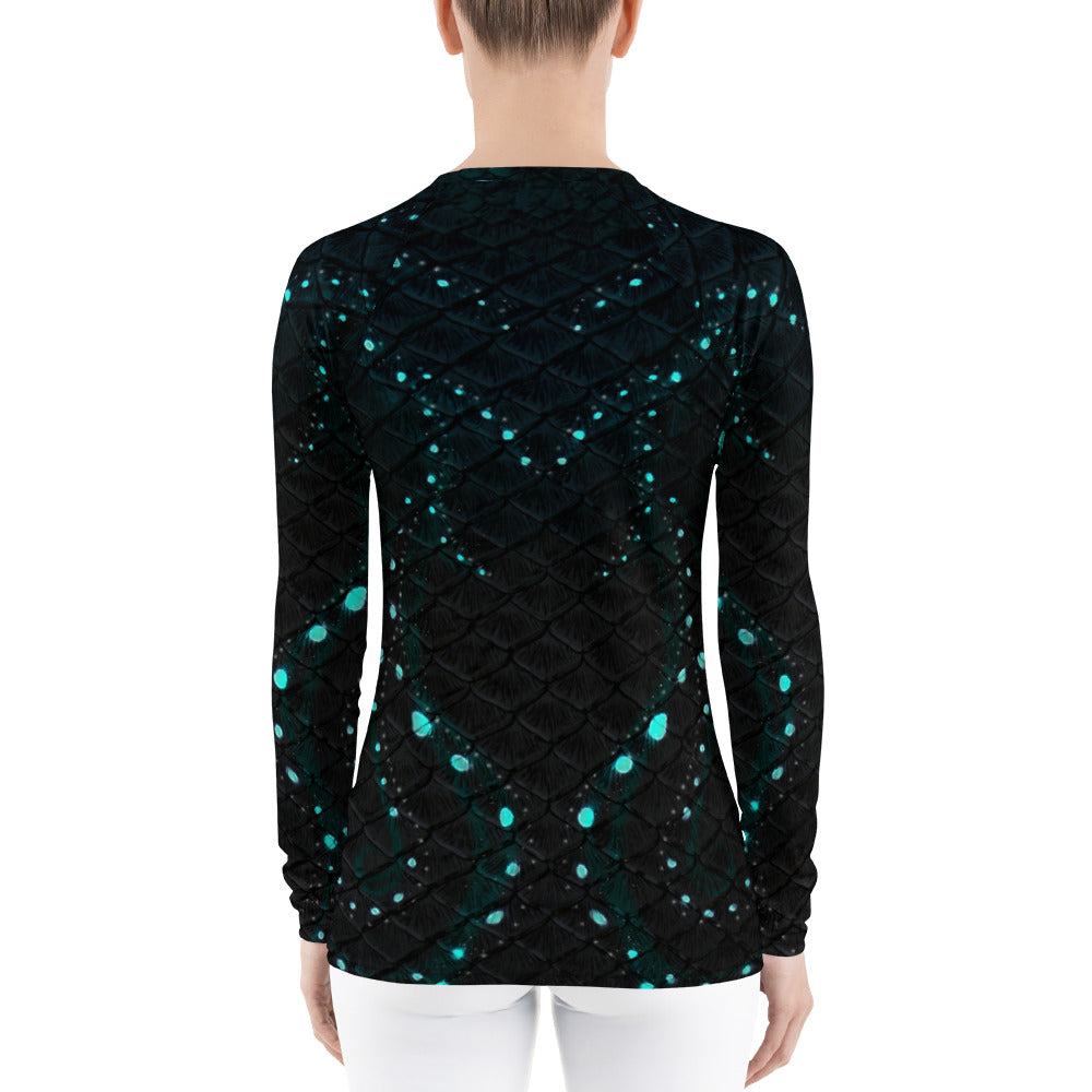 Twilight Tide Fitted Rash Guard