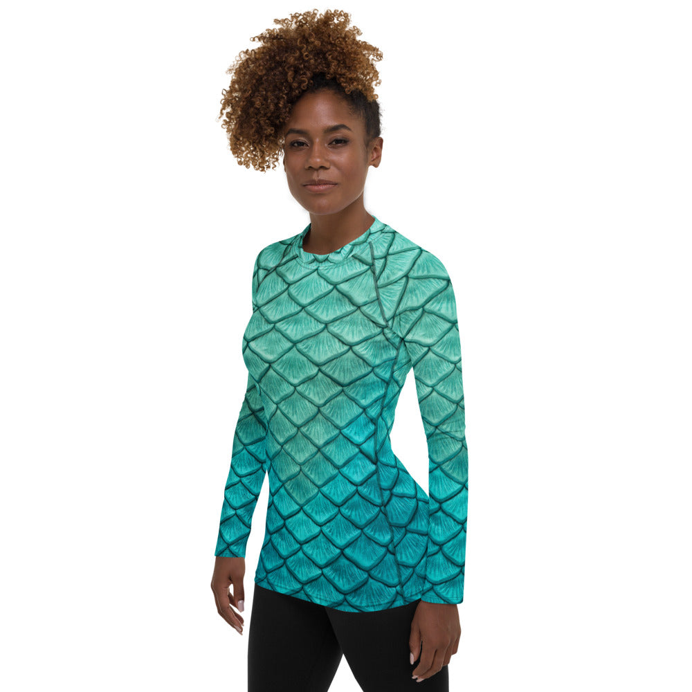 Sea Sapphire Fitted Rash Guard