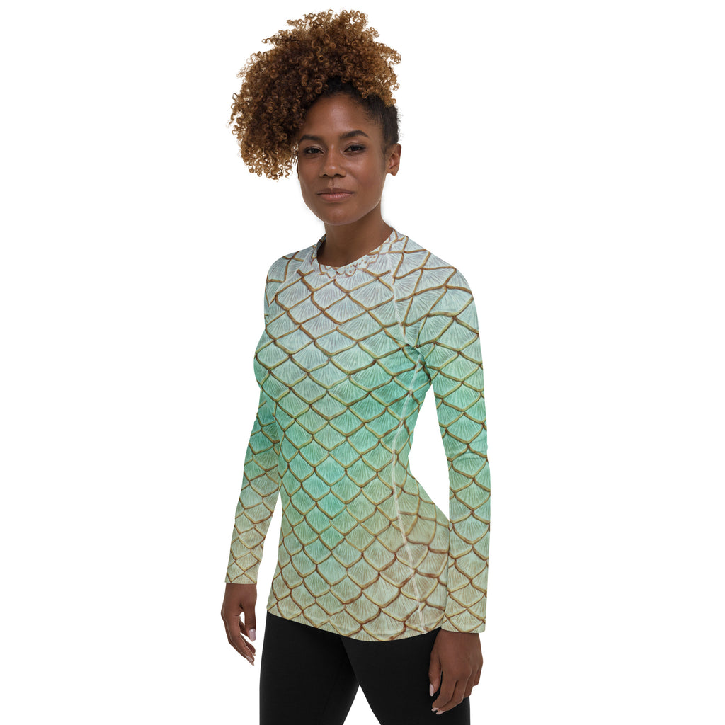 Birth of Venus Fitted Rash Guard