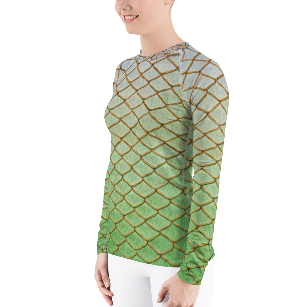The Luna Moth Fitted Rash Guard