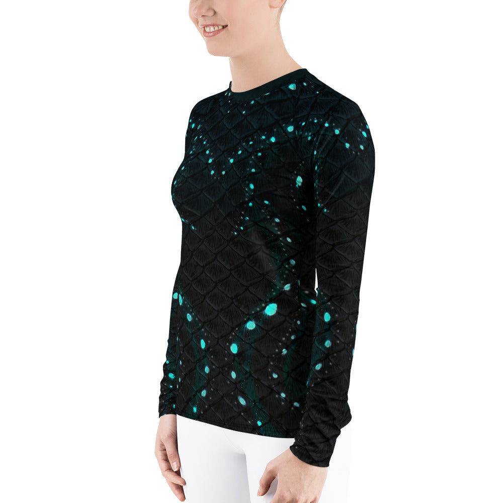 Twilight Tide Fitted Rash Guard