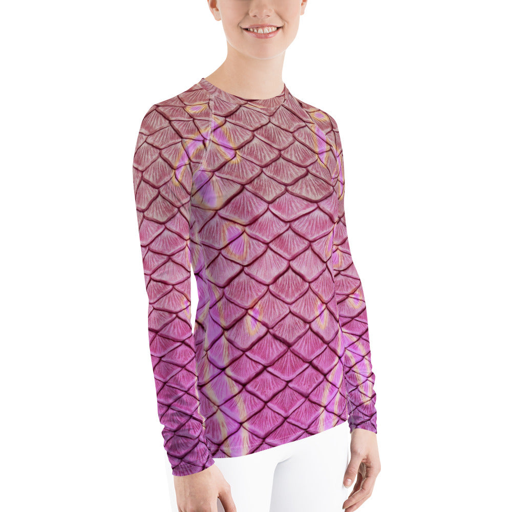 Syrena's Song Fitted Rash Guard