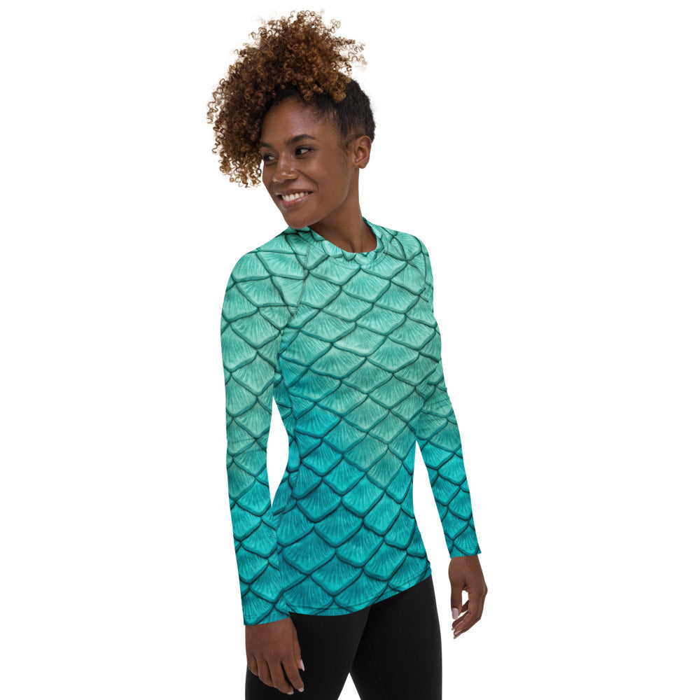 Sea Sapphire Fitted Rash Guard