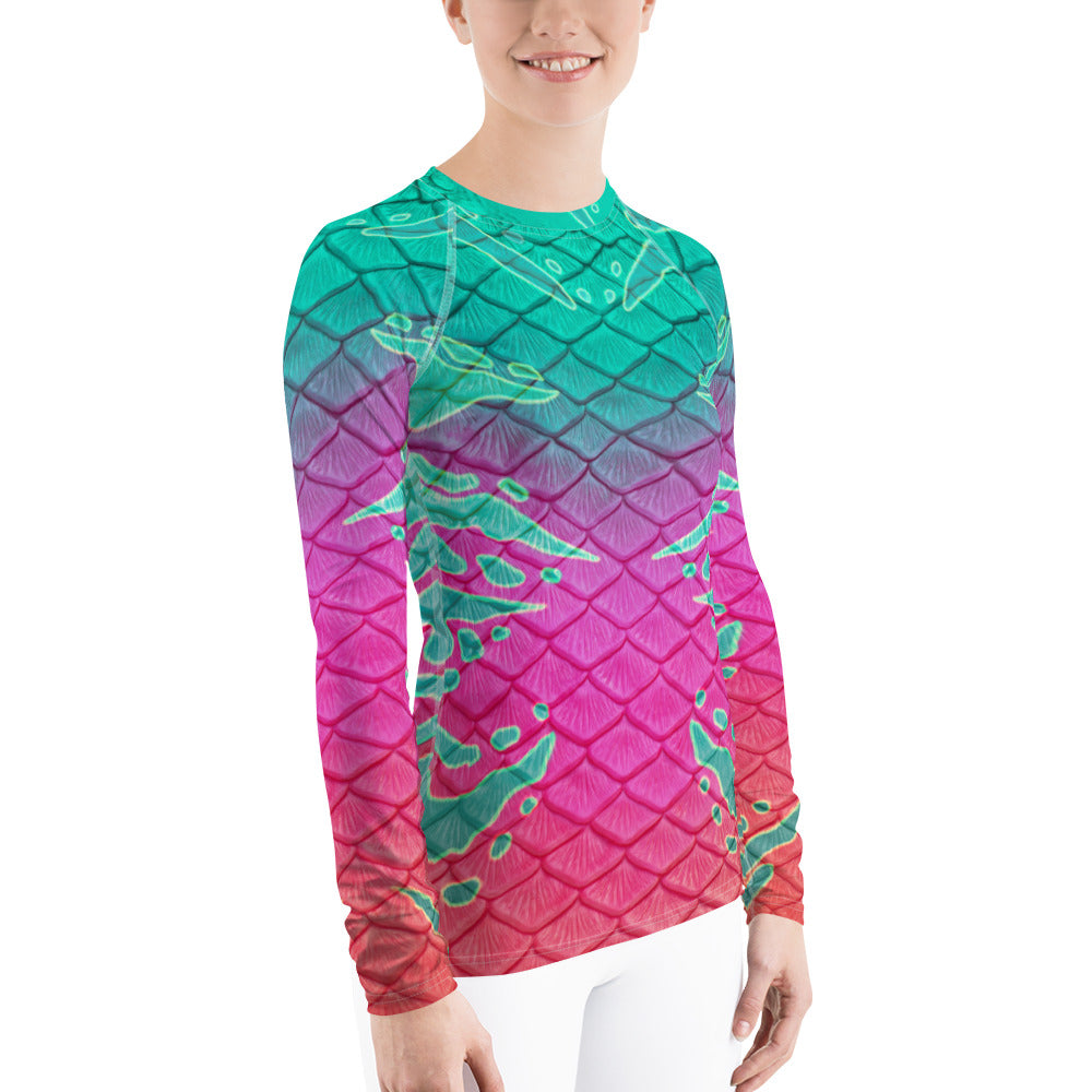 Pandora's Reef Fitted Rash Guard