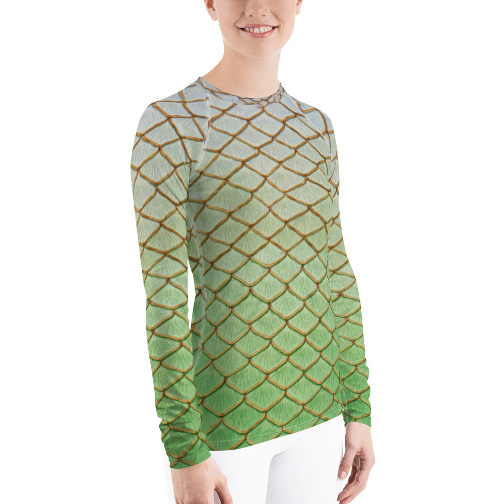 The Luna Moth Fitted Rash Guard
