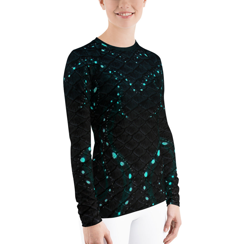 Twilight Tide Fitted Rash Guard