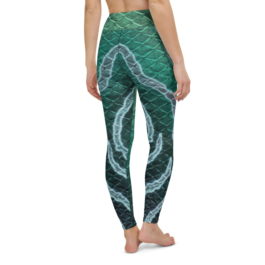 The Dark Sea High Waisted Leggings
