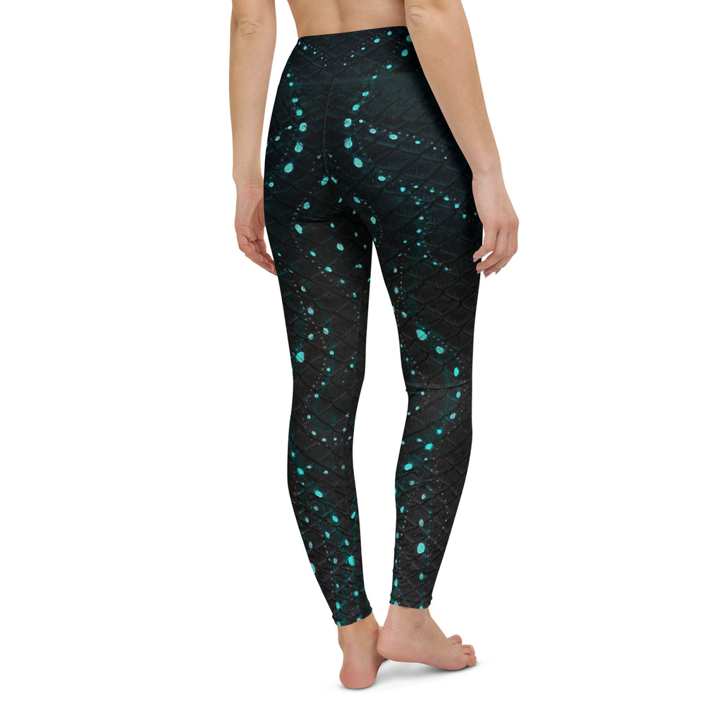 Twilight Tide High Waisted Leggings