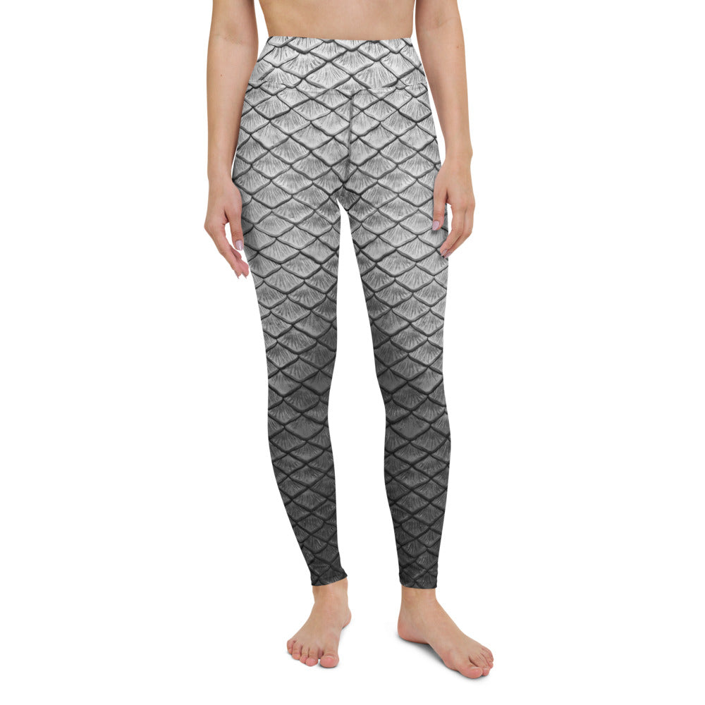 Starcrossed Silver High Waisted Leggings