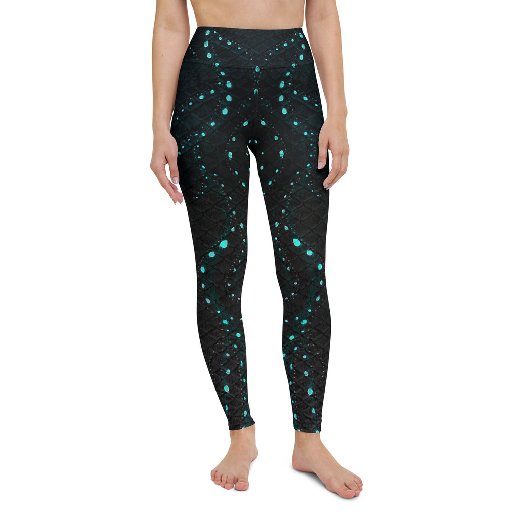 Twilight Tide High Waisted Leggings