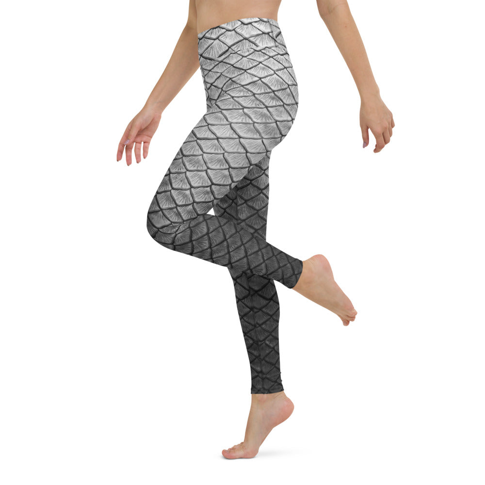 Starcrossed Silver High Waisted Leggings