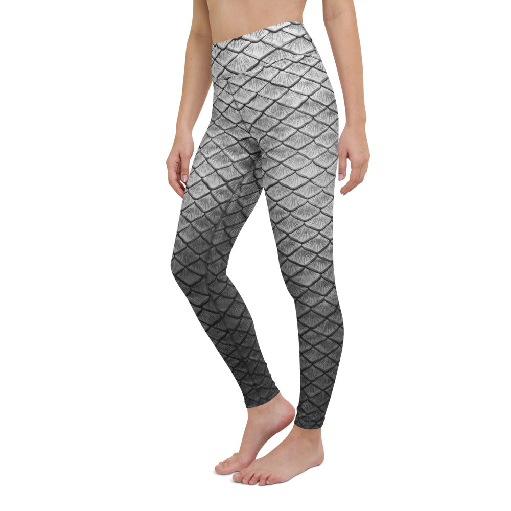 Starcrossed Silver High Waisted Leggings