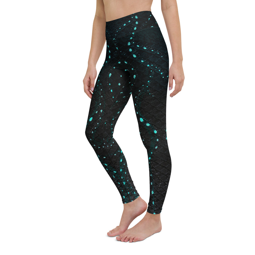 Twilight Tide High Waisted Leggings