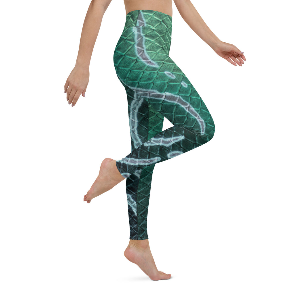 The Dark Sea High Waisted Leggings
