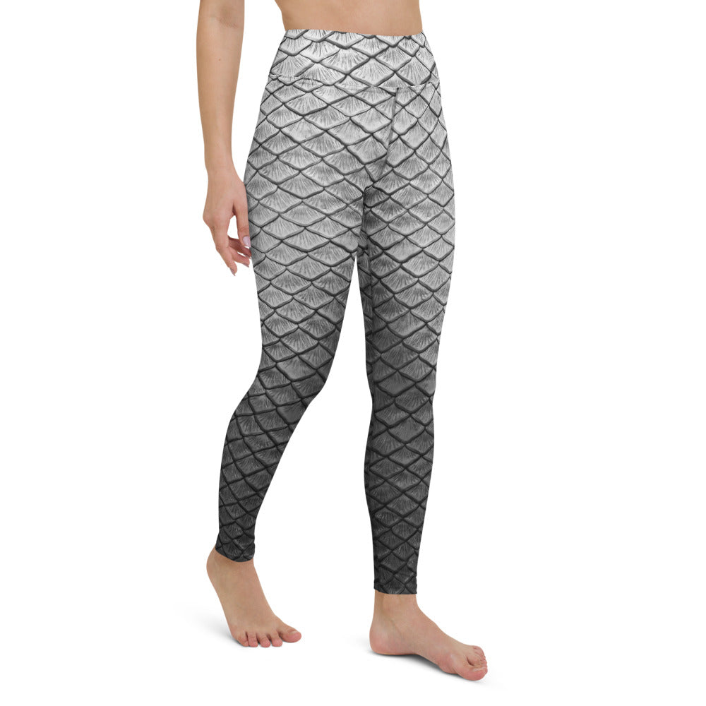 Starcrossed Silver High Waisted Leggings
