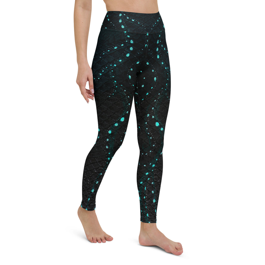 Twilight Tide High Waisted Leggings
